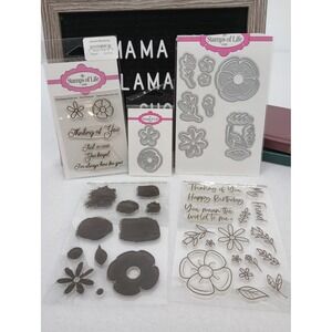 The Stamps of Life Craft Stamping & Die Cutting Bundle flowers2layer